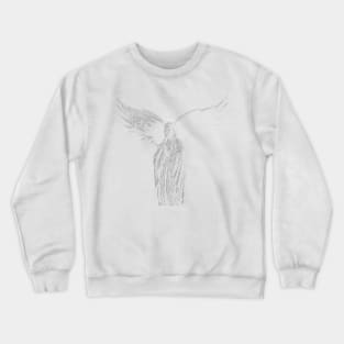 ASCii Sancta Maria (Black) Crewneck Sweatshirt